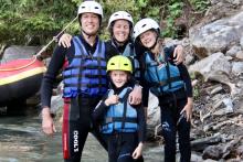 Rafting für die ganze Familie